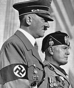 hitler and mussolini
